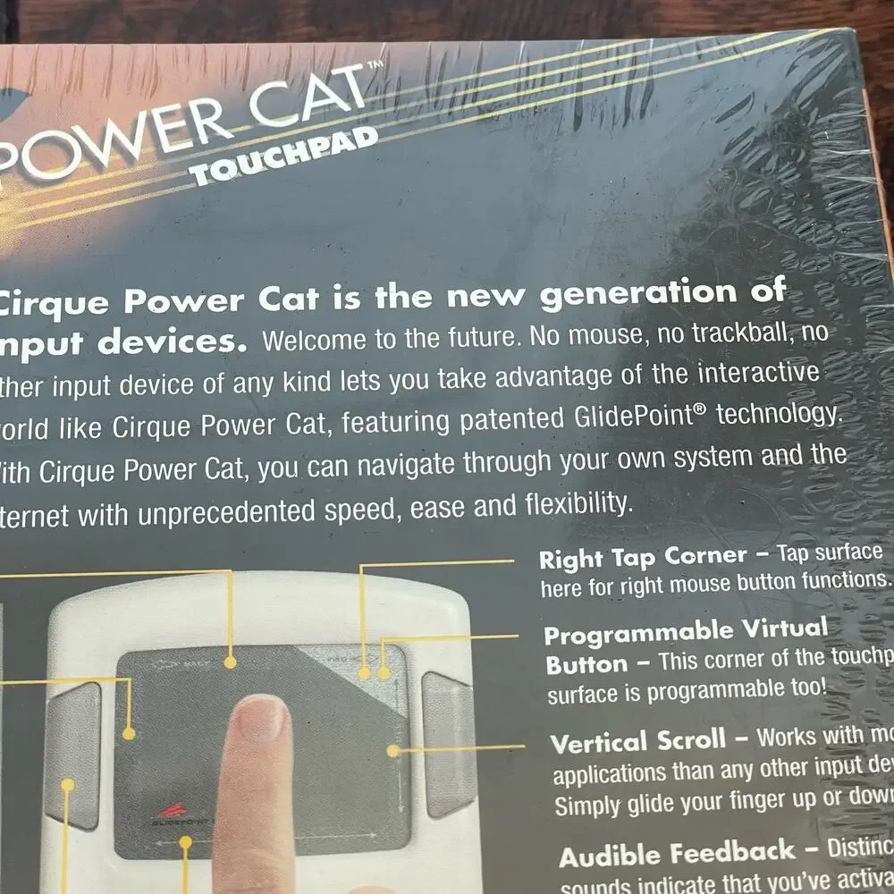 Cirque Power Cat Touchpad PC Model GDB450 Glidepoint Old Stock Box Damaged READ